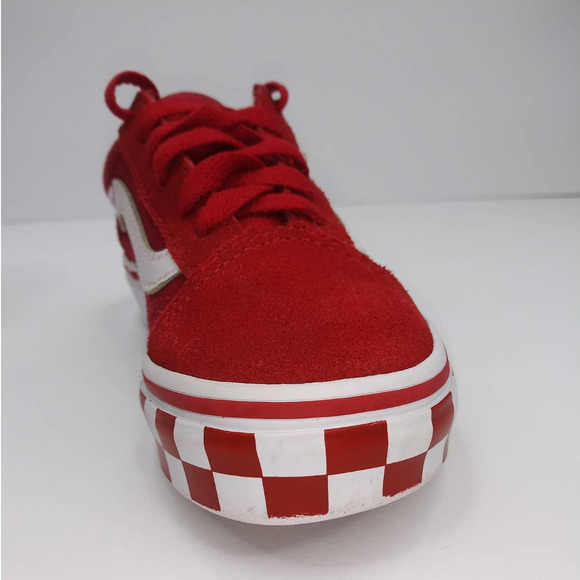levi's kids red low top sneakers  / skate shoes / laces whit no box size 11c - Picture 7 of 10